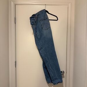 Abercrombie & Fitch Curve Love '90s Straight Ultra High Rise Jeans